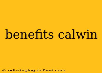 benefits calwin