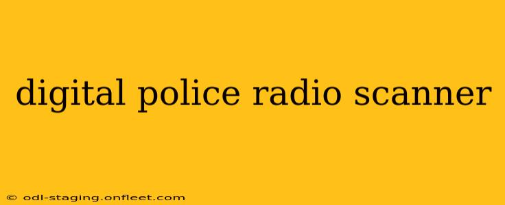 digital police radio scanner