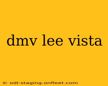 dmv lee vista