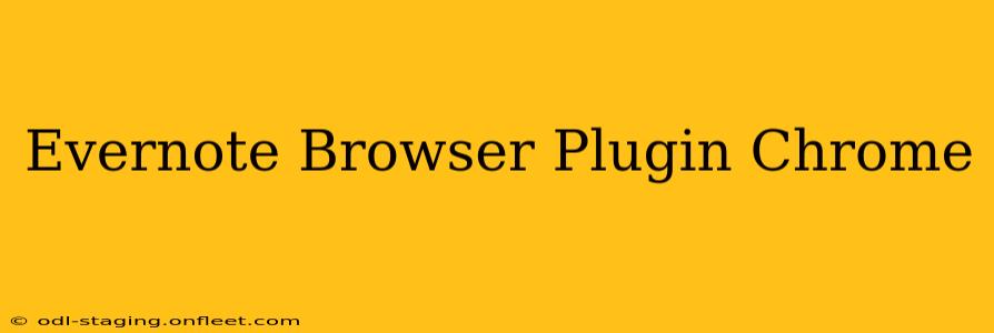 Evernote Browser Plugin Chrome