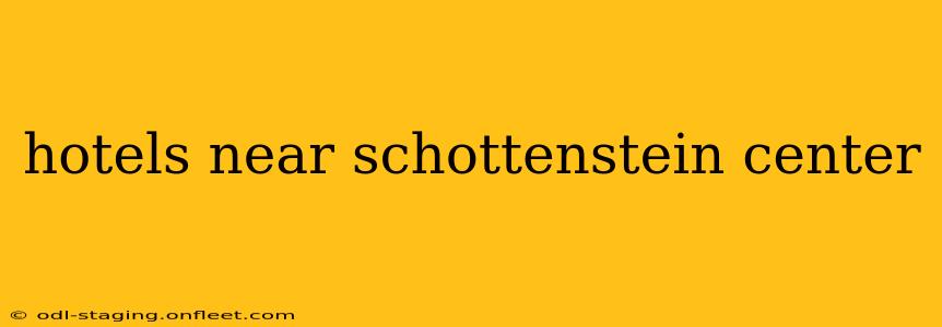 hotels near schottenstein center