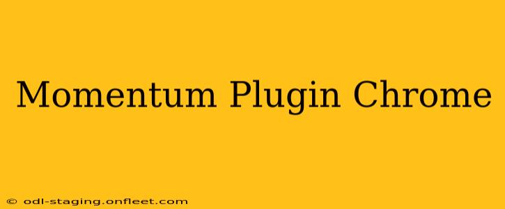 Momentum Plugin Chrome
