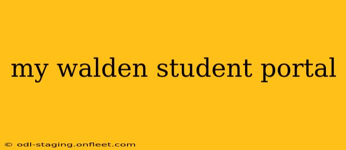 my walden student portal