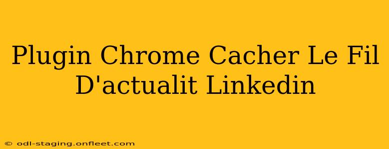 Plugin Chrome Cacher Le Fil D'actualit Linkedin