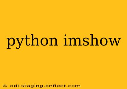 python imshow