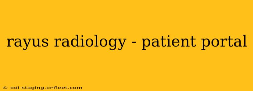 rayus radiology - patient portal