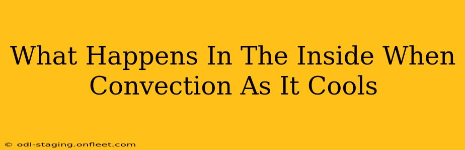 What Happens In The Inside When Convection As It Cools